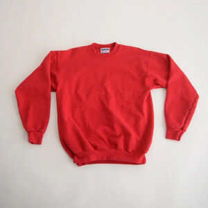 Vintage Hanes Ultimate Cotton Red 90% Cotton  Crewneck Sweater S